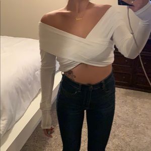 F21 || Long sleeve Crop Top